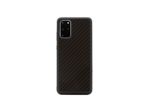 BlackStuff Genuine Carbon Fiber and Silicone Lightweight Phone Case Compatible with Samsung S20 Plus BS-2029