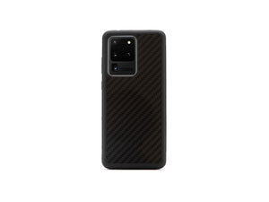 BlackStuff Genuine Carbon Fiber and Silicone Lightweight Phone Case Compatible with Samsung S20 Ultra BS-2030