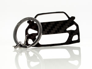 BlackStuff Carbon Fiber Keychain Keyring Ring Holder Compatible with BRZ BS-824