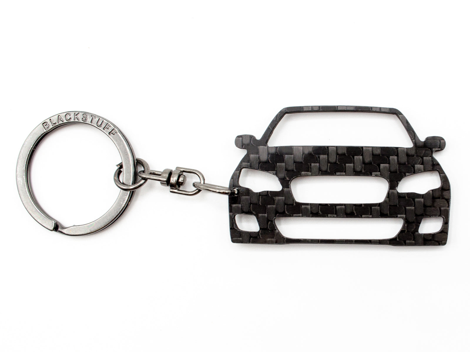 BlackStuff Carbon Fiber Keychain Keyring Ring Holder Compatible with Legacy BL BP 2003-2009 BS-822