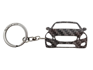 BlackStuff Carbon Fiber Keychain Keyring Ring Holder Compatible with S60 V60 2010-2014 BS-904