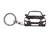 BlackStuff Carbon Fiber Keychain Keyring Ring Holder Compatible with XC60 2008-2013 BS-910