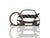 BlackStuff Carbon Fiber Keychain Keyring Ring Holder Compatible with XC60 2008-2013 BS-910