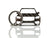 BlackStuff Carbon Fiber Keychain Keyring Ring Holder Compatible with XC90 2014+ BS-913