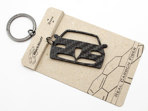 Carbon Fiber Keychain Compatible with Alfa 147 2000-2004 BS-779