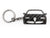 Carbon Fiber Keychain Compatible with Alfa 147 2000-2004 BS-779