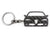 BlackStuff Carbon Fiber Keychain Keyring Ring Holder Compatible with Alfa 147 2005-2010 BS-780