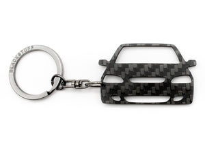 BlackStuff Carbon Fiber Keychain Keyring Ring Holder Compatible with Astra G 1998-2004 BS-793