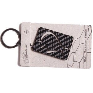 BlackStuff Carbon Fiber Keychain Keyring Ring Holder Zodiac Taurus BS-402