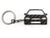 BlackStuff Carbon Fiber Keychain Keyring Ring Holder Compatible with Civic EJ9 1995-2000 BS-784