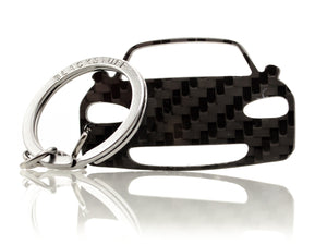 BlackStuff Carbon Fiber Keychain Keyring Ring Holder Compatible with MX5 NB MK2 1998-2001 BS-785