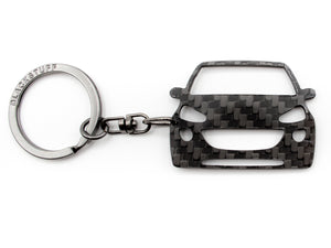 BlackStuff Carbon Fiber Keychain Keyring Ring Holder Compatible with Adam BS-790